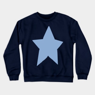 Blue Star On Purple Crewneck Sweatshirt